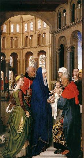 WEYDEN, Rogier van der St Columba Altarpiece oil painting image